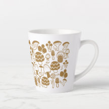 Mushroom Brown Latte Mug