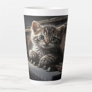 Caneca De Café Latte Musical Meow-sterpedal