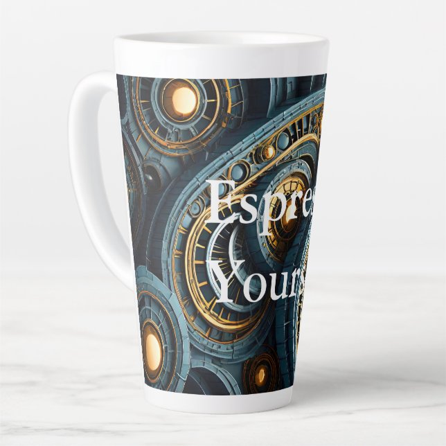 Caneca De Café Latte Mutante 1 Latte Mug (Ângulo esquerdo)