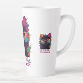 CANECA DE CAFÉ LATTE MY AURA SAYS