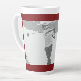 Caneca De Café Latte My Favorite Golf Coach