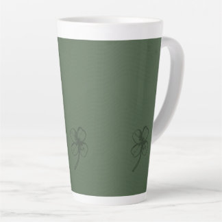 Caneca De Café Latte Na moda Shamrocks