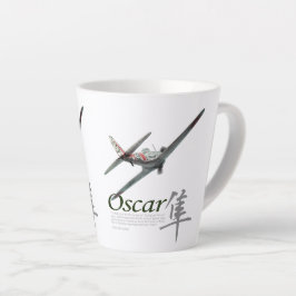 Caneca De Café Latte Nakajima Ki-43"Oscar"一式戦闘機「隼」