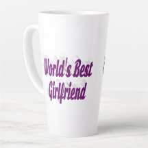 Namorada com tipografia roxa