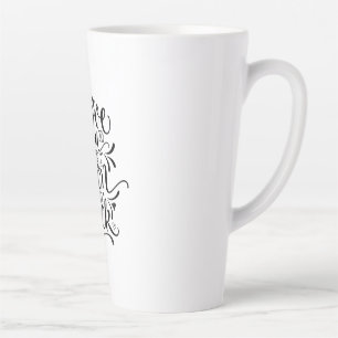 Caneca De Café Latte Namorados Art I Love You To Moon
