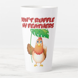 Caneca De Café Latte Não enrosce meus pés