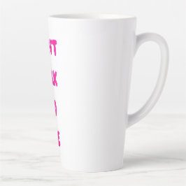 Caneca De Café Latte Não fale comigo