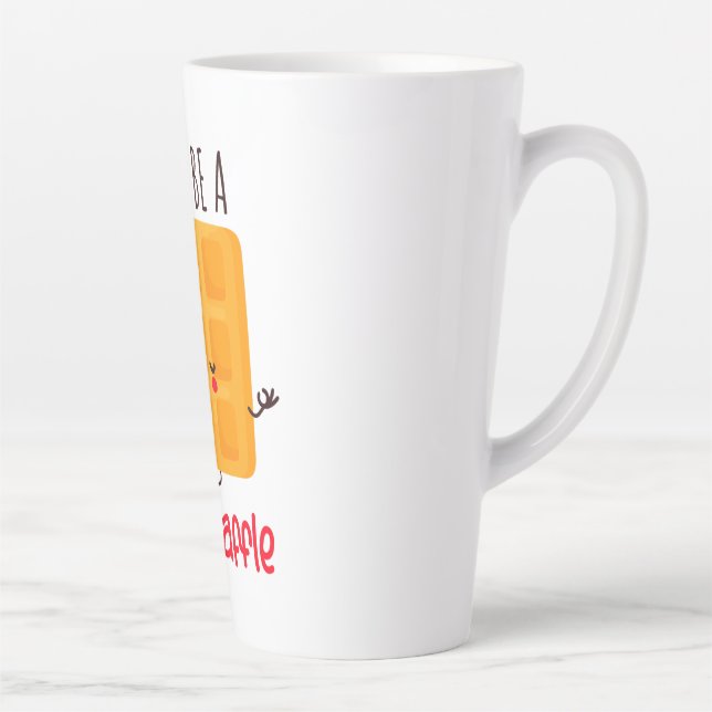 Caneca De Café Latte Não seja um 'Twatwaffle' (Direita)