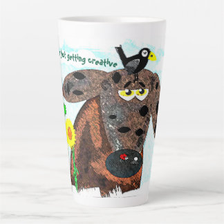 Caneca De Café Latte Não Tédio sendo criativo