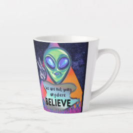 Caneca De Café Latte Não vamos a lugar algum, acredite