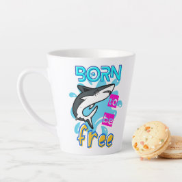 CANECA DE CAFÉ LATTE NASCER DE SER LIVRE