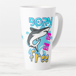 CANECA DE CAFÉ LATTE NASCER DE SER LIVRE