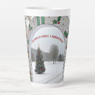 Caneca De Café Latte Natal