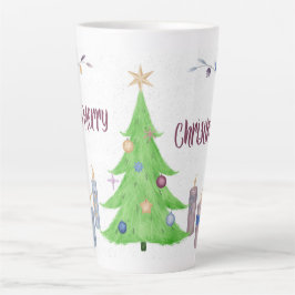 Caneca De Café Latte Natal