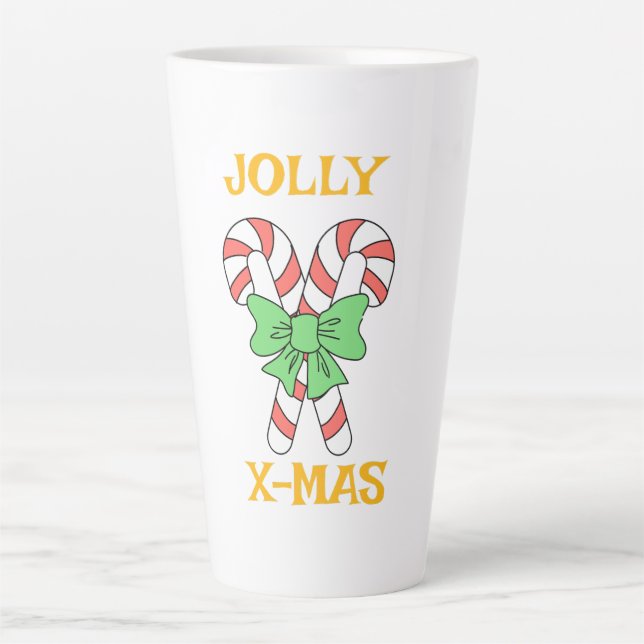 CANECA DE CAFÉ LATTE NATAL ALEGRE (Frente)