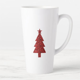 Caneca De Café Latte Natal Alegre e Brilhante