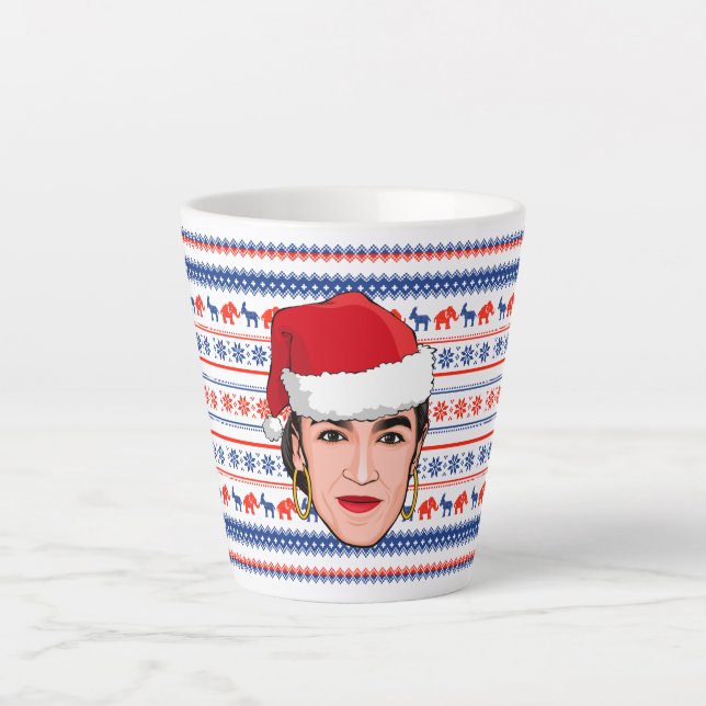 Caneca De Café Latte Natal AOC (Frente)