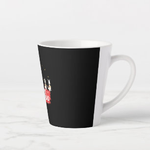 Caneca De Café Latte Natal australiano, Papai Noel, praia