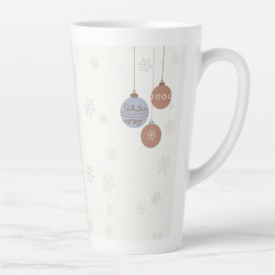 Caneca De Café Latte natal-bauble-natal