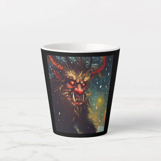 Caneca De Café Latte Natal Krampus 4 (Frente)