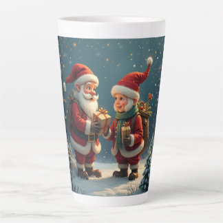 Caneca De Café Latte Natal Latte Mug