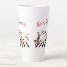Natal Latte Mug Feliz Ducksmas