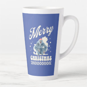 Caneca De Café Latte Natal Yeti Divertido Humor de Férias