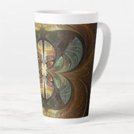 Caneca De Café Latte Natures Matrix Bumble Bee Abstrato