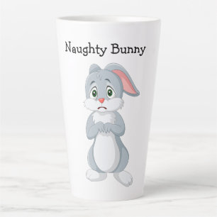 Caneca De Café Latte Naughn Bunny Latte Mug