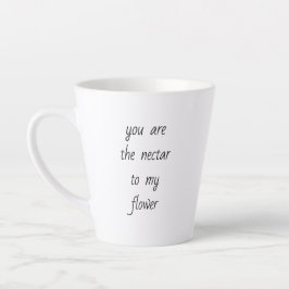 Caneca De Café Latte Néctar Para Minha Lata De Flor