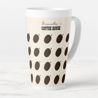 Caneca De Café Latte Negócios Profissionais de Marca de Grão de Café