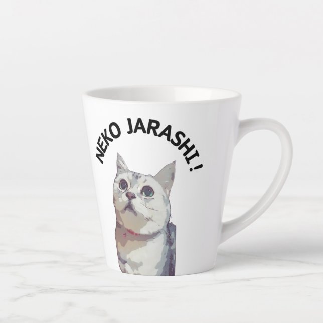 Caneca De Café Latte NEKO JARASHI Mugs by ramu (Direita)