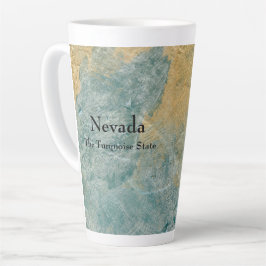 Caneca De Café Latte Nevada O Estado Turquesa