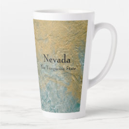 Caneca De Café Latte Nevada O Estado Turquesa