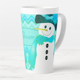 Caneca De Café Latte Neve com Blues