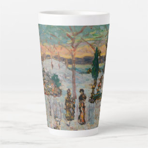 Caneca De Café Latte Neve em abril por Maurice Prendergast, Arte Antiga
