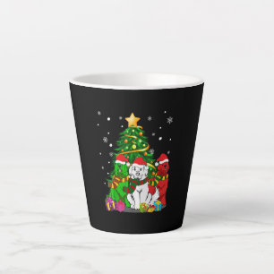 Caneca De Café Latte Newfie Engraçado Funny Newfoundland Dog Christma