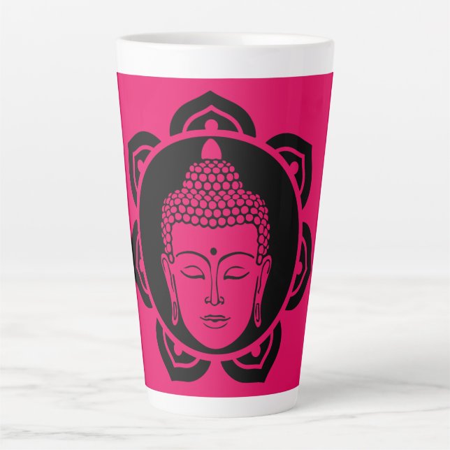 Caneca De Café Latte Nirvana budista (Frente)