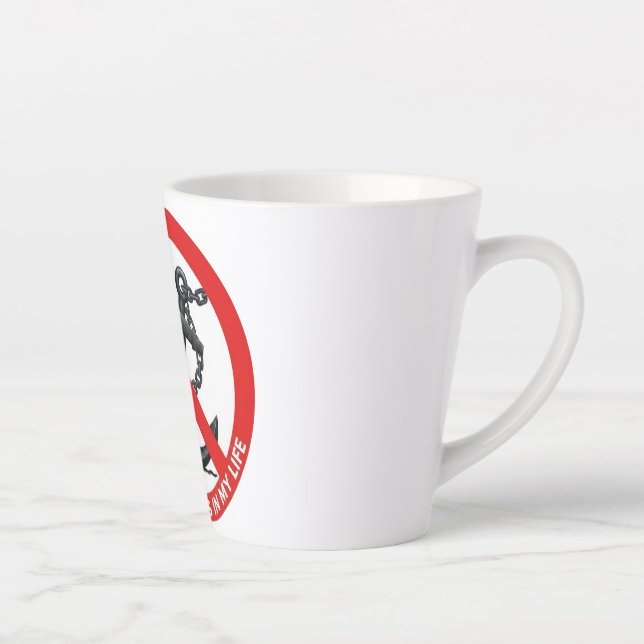 Caneca De Café Latte No attachments in my life (Direita)