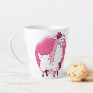 Caneca De Café Latte No Drama LLama NOIVA Casamento Engraçado Presente