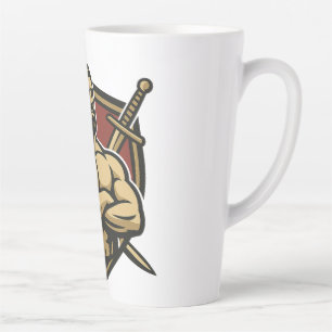 Caneca De Café Latte Noble Lion Shield Mug