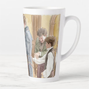 Caneca De Café Latte Noivado de Mary e Tom "The Other Bennet Sister"
