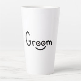 Caneca De Café Latte Noivo