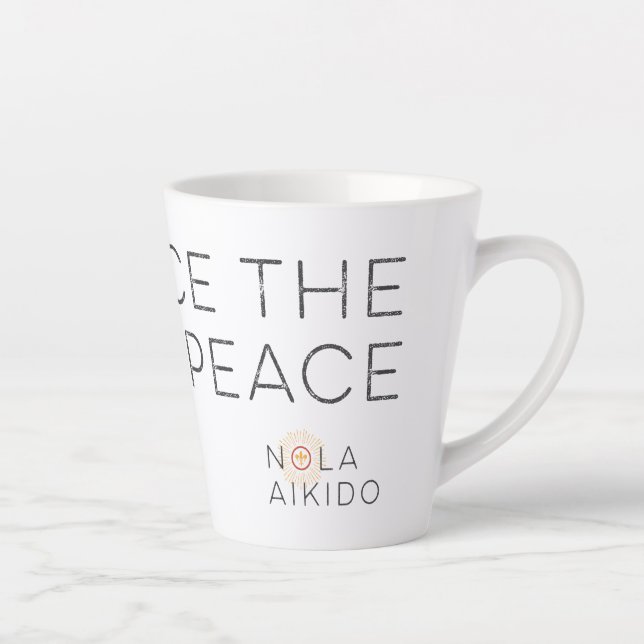Caneca De Café Latte NOLA Aikido Latte Mug (Direita)