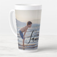 Nome da Família Personalizada de Modelo de Foto Mo