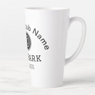Caneca De Café Latte nome do clube social adicionar nome do jogador dat