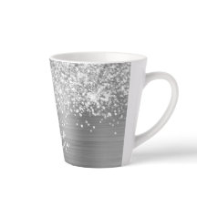 Nome Extra Sparkly Silver Glam Script