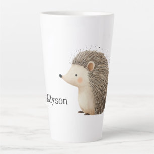Caneca De Café Latte Nome Hedgehog