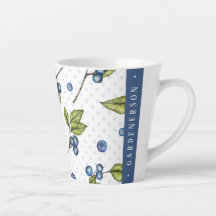 Nome personalizado Blueberry Latte Mug