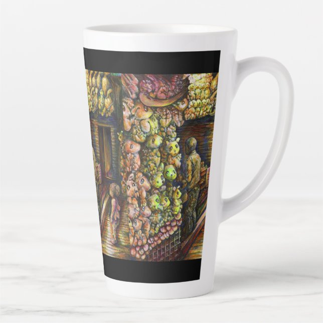 Caneca De Café Latte Norte do Circo (Direita)